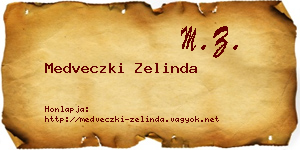 Medveczki Zelinda névjegykártya